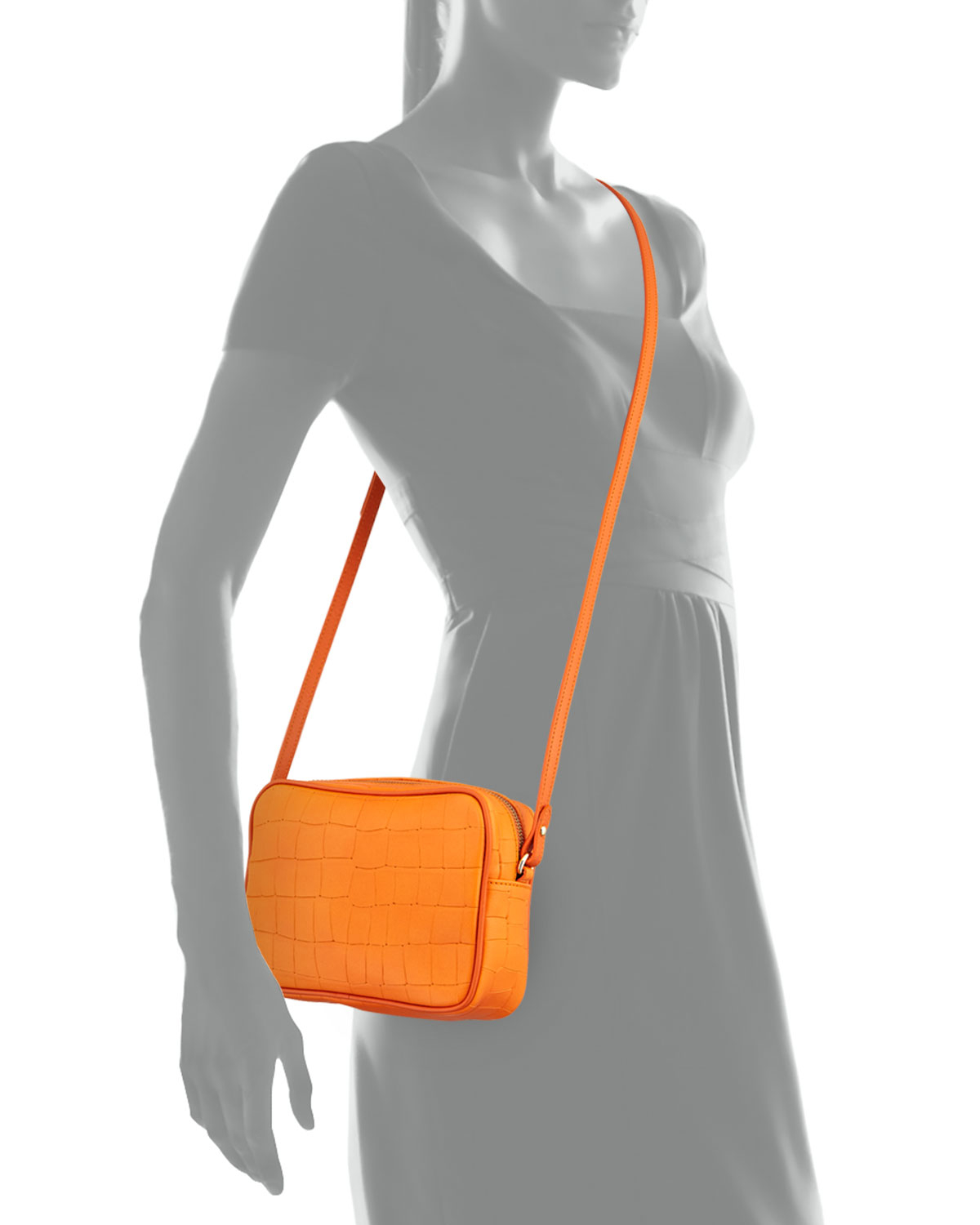 neiman marcus orange tote bag