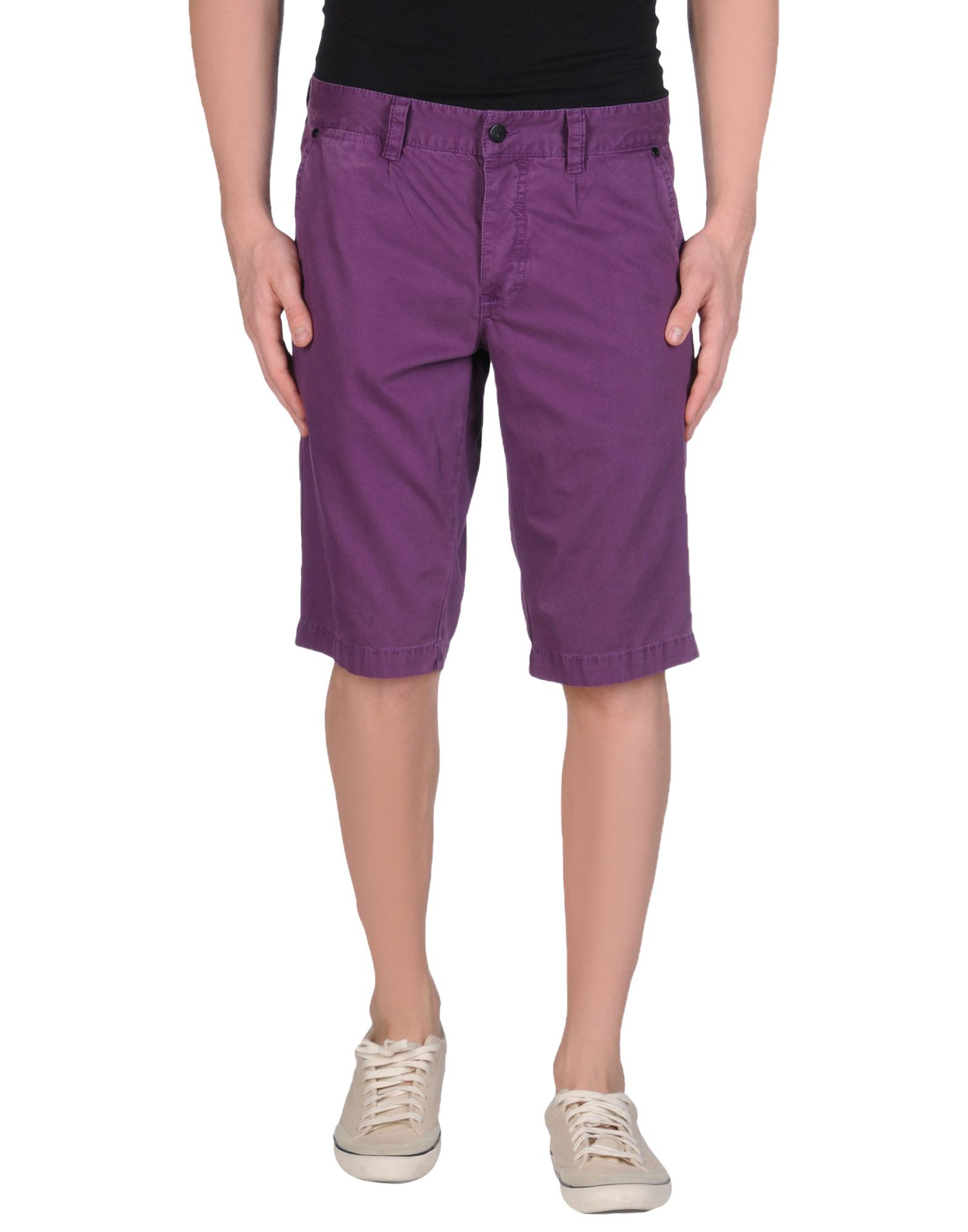 What To Wear With Purple Bike Shorts For Men