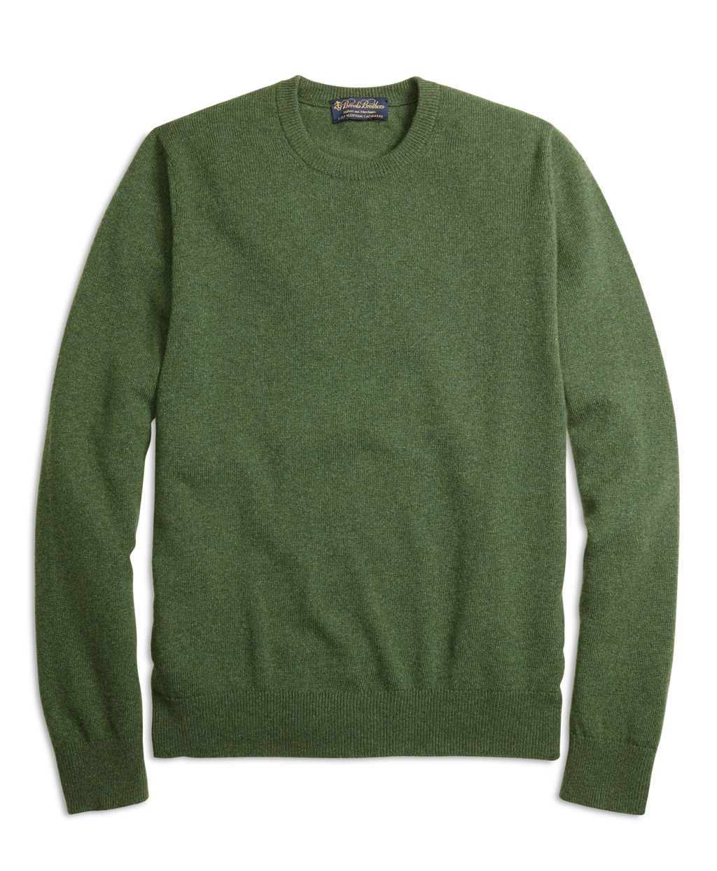 Brooks brothers Cashmere Crewneck Sweater in Green for Men (Green ...