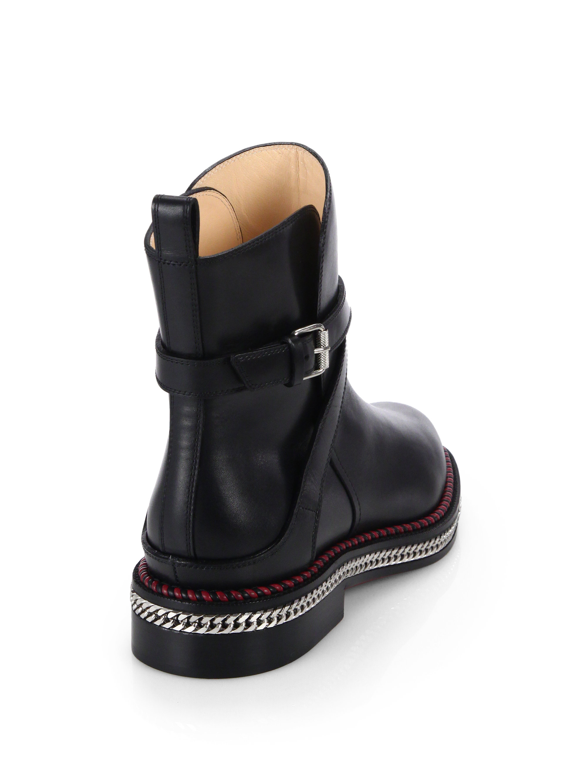 christian louboutin chelsea chain boots christian louboutin chelsea chain boots