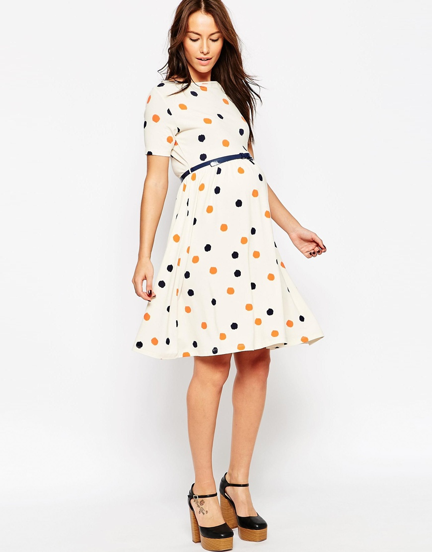 Asos Maternity Lace Skater Dress Dacc