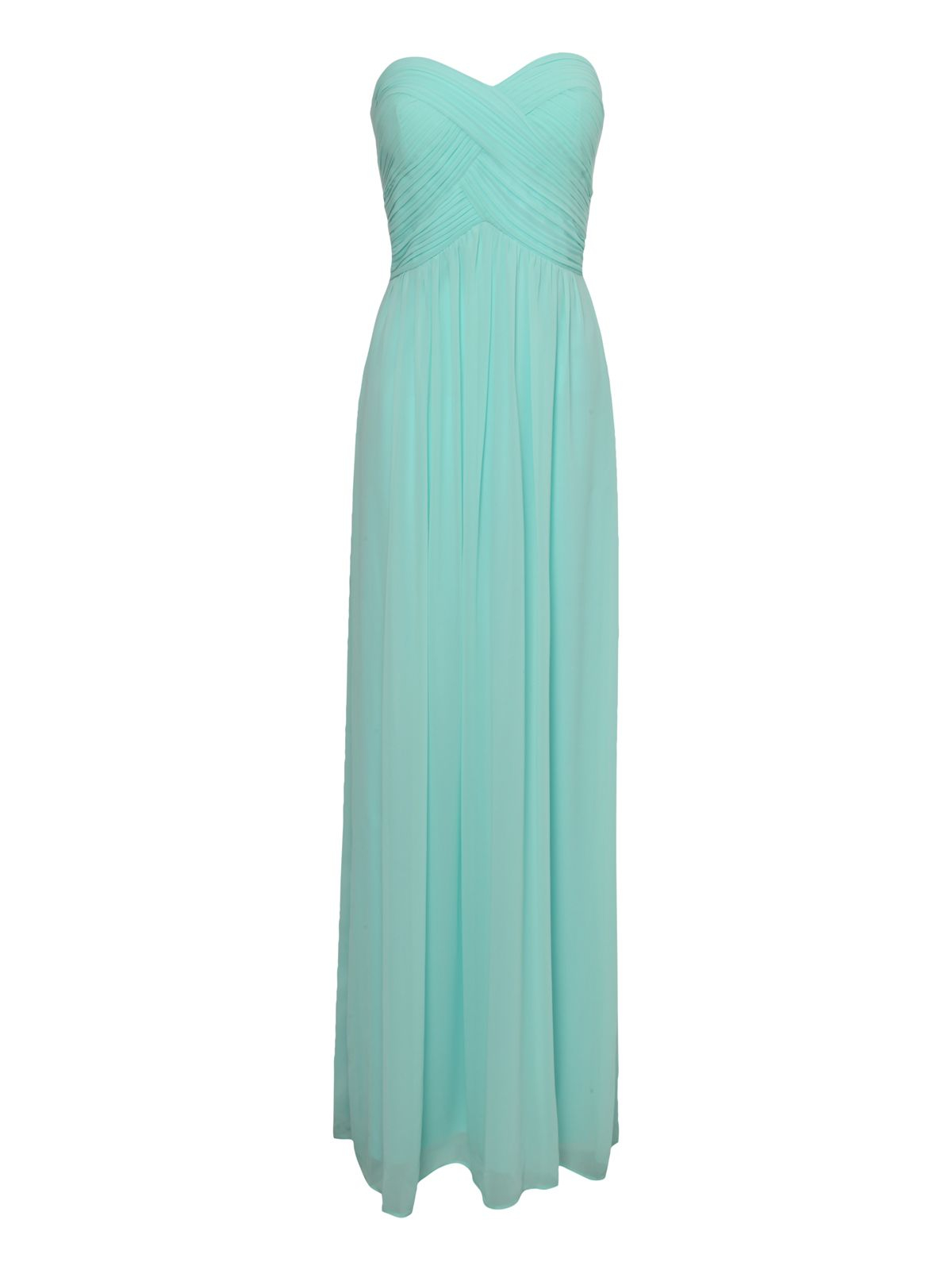 Orange Pleated Bust Maxi Dress | Jane Norman