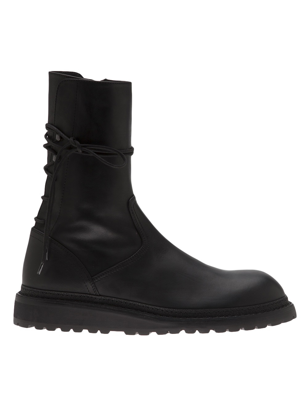 Ann demeulemeester Back Lace Up Boot in Black for Men | Lyst