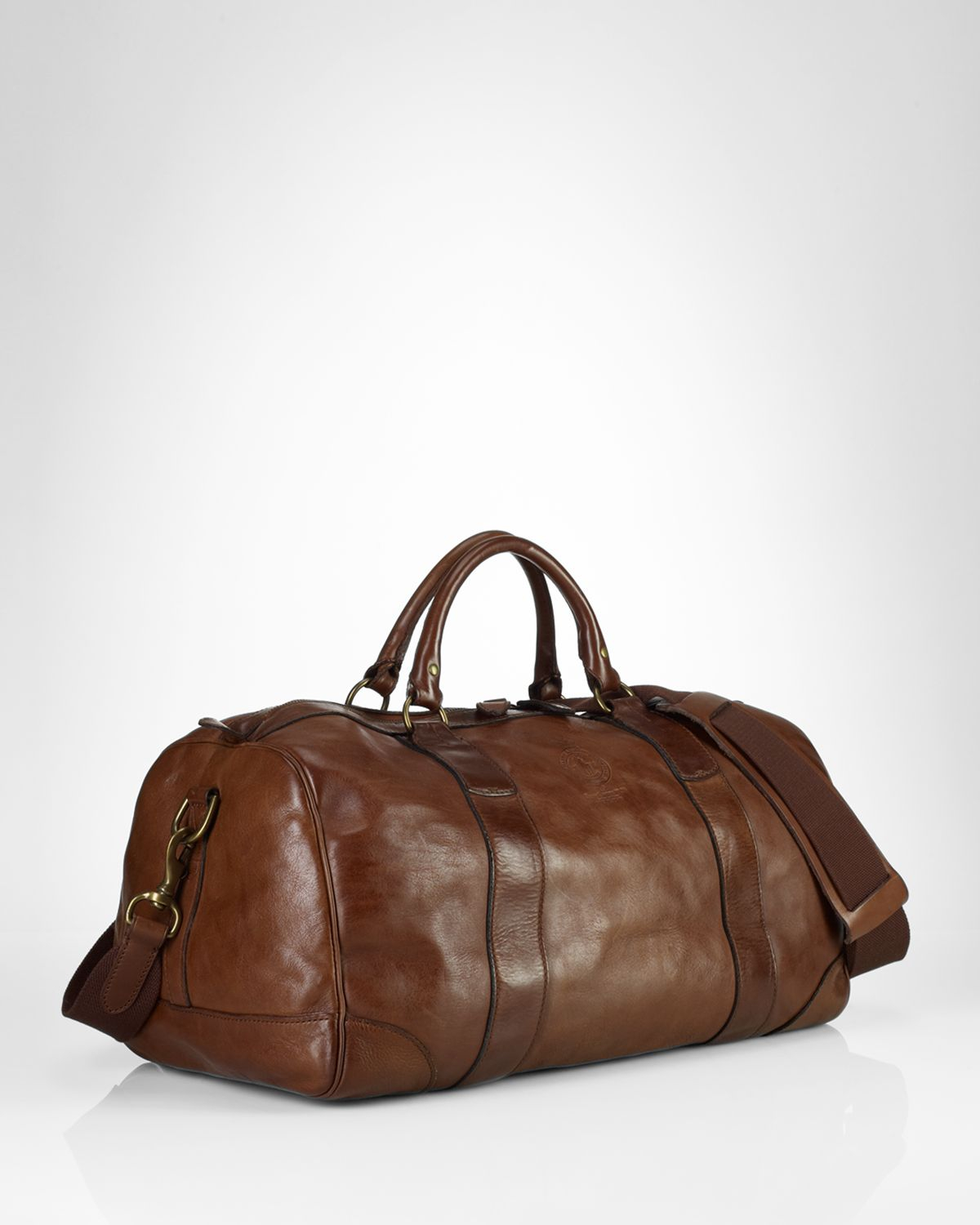 Lyst Ralph Lauren Polo Leather Gym Bag in Brown for Men