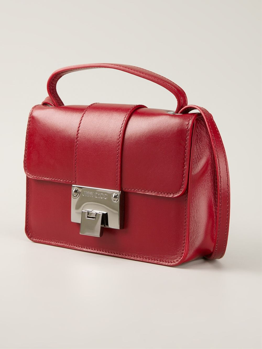 jimmy choo red handbag