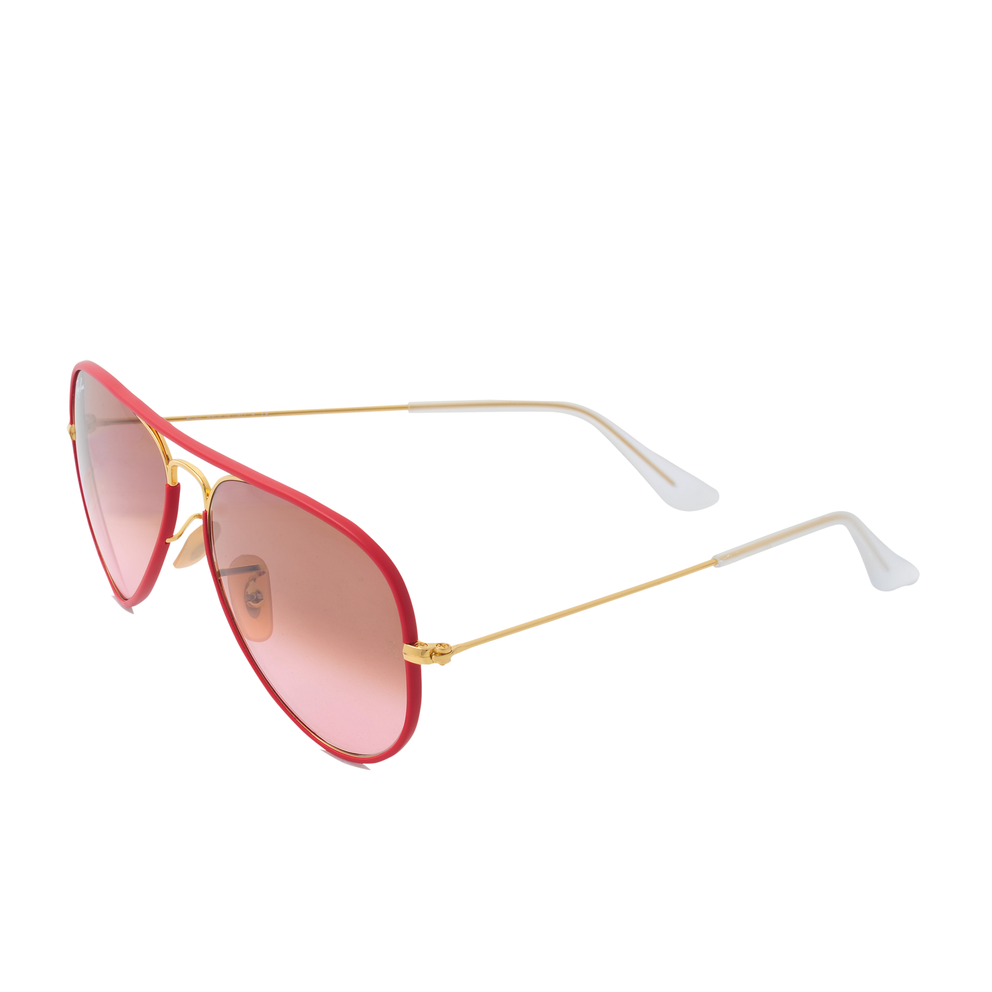 Ray Ban Aviator Sunglasses In Red Lyst 