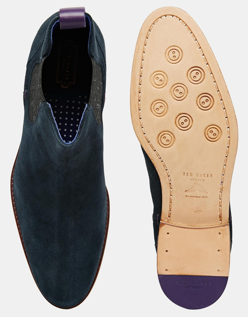 ted baker suede chelsea boots