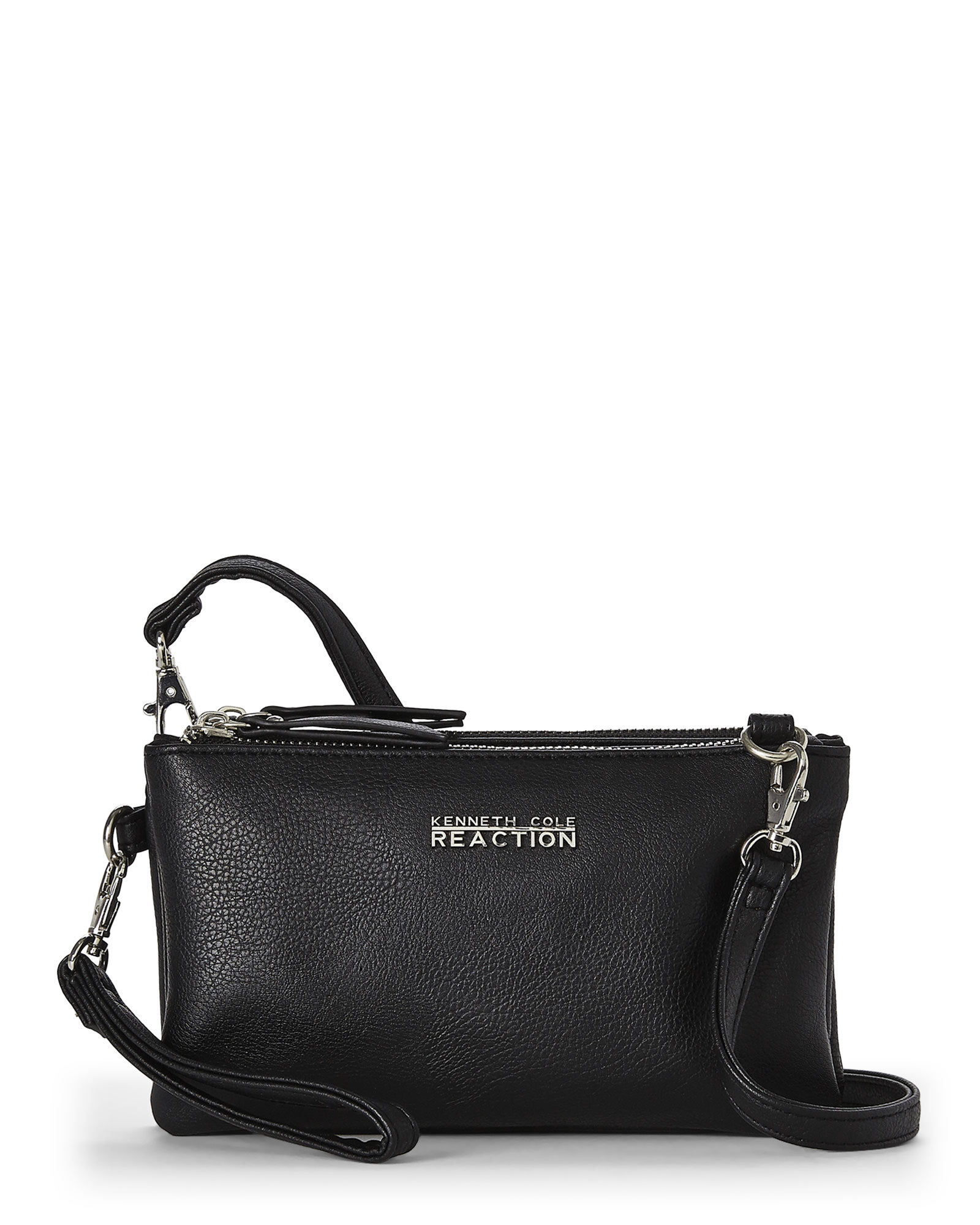 Lyst Kenneth Cole Reaction Black Double Trouble Crossbody In Gallery