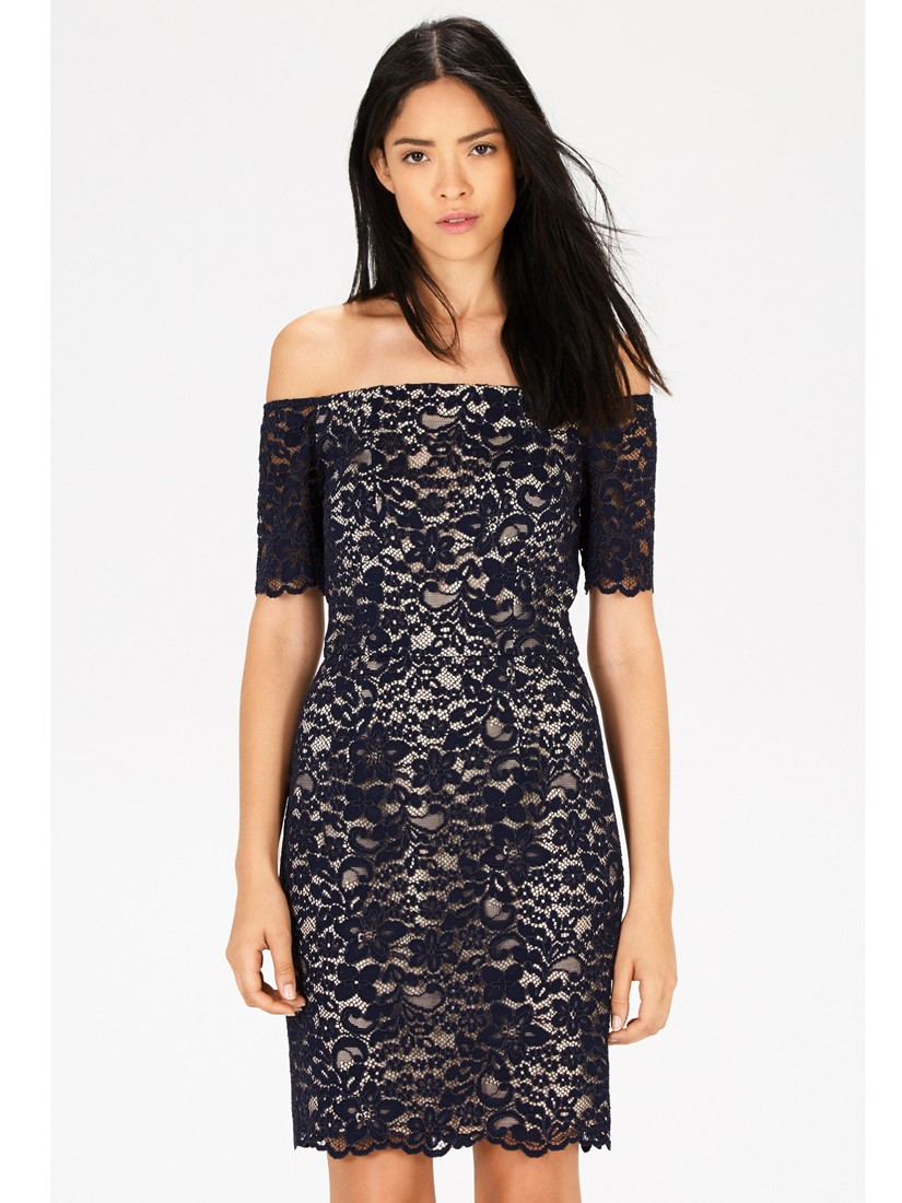 warehouse bardot dress