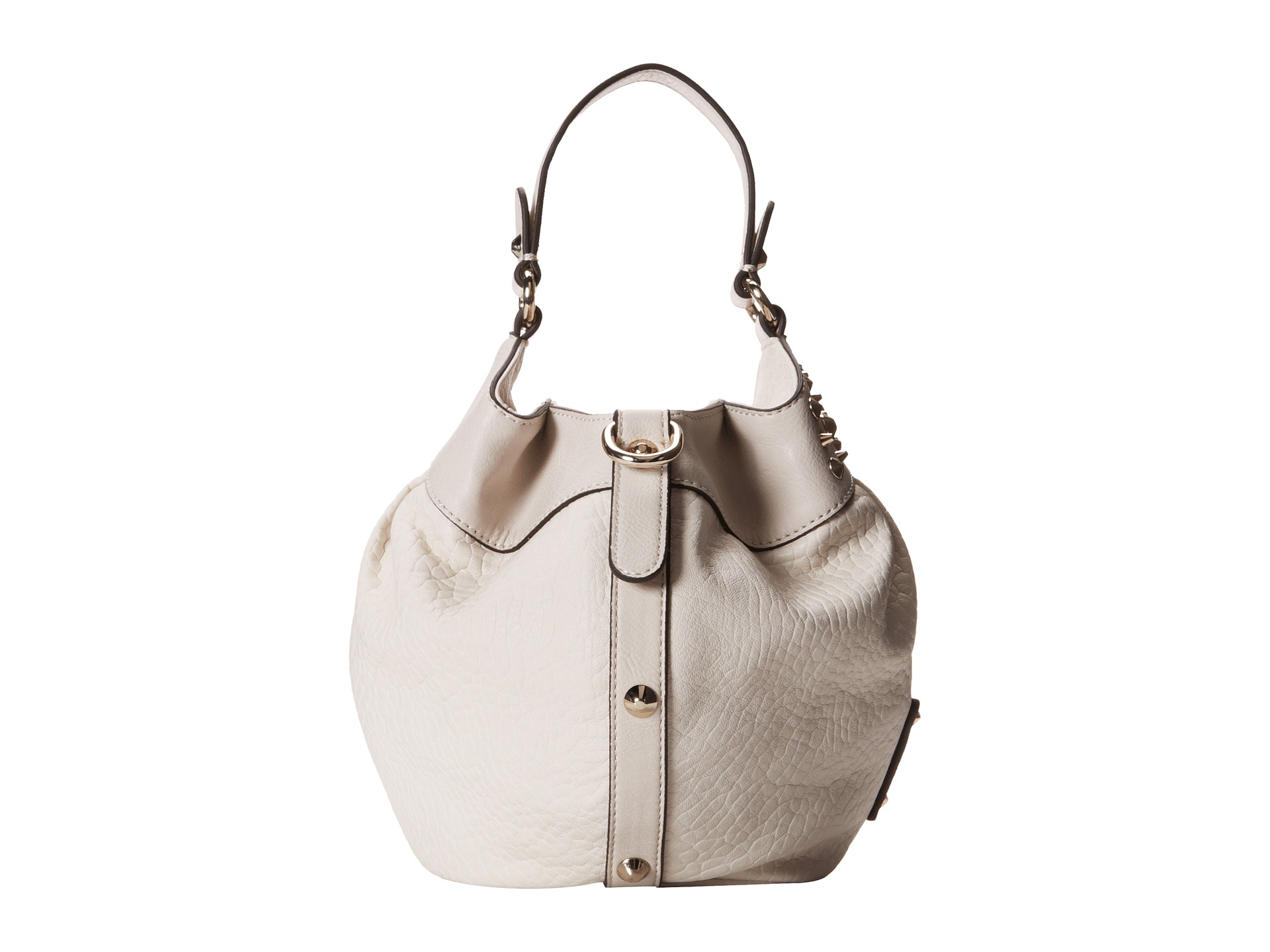 Guess Wild At Heart Bucket Bag in White | Lyst