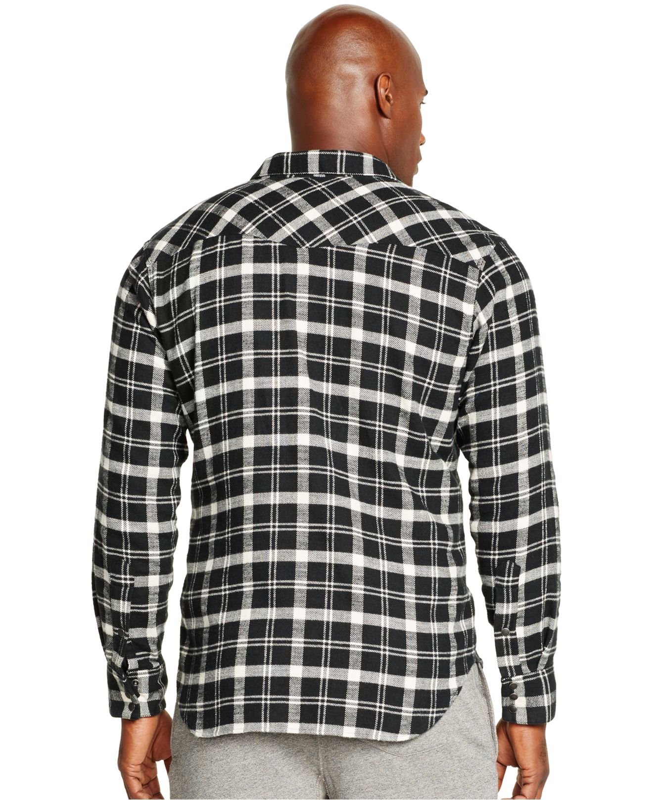 mens tall buffalo plaid shirt