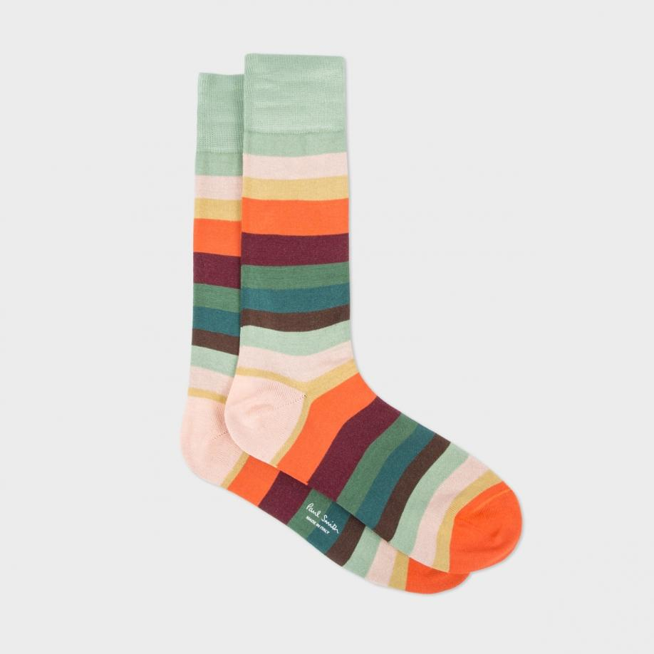 Lyst - Paul Smith Men's Multi-coloured Stripe Socks for Men
