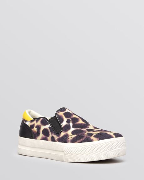 Ash Slip On Sneakers - Jungle Bis Cheetah Print in Yellow (Cheetah) | Lyst