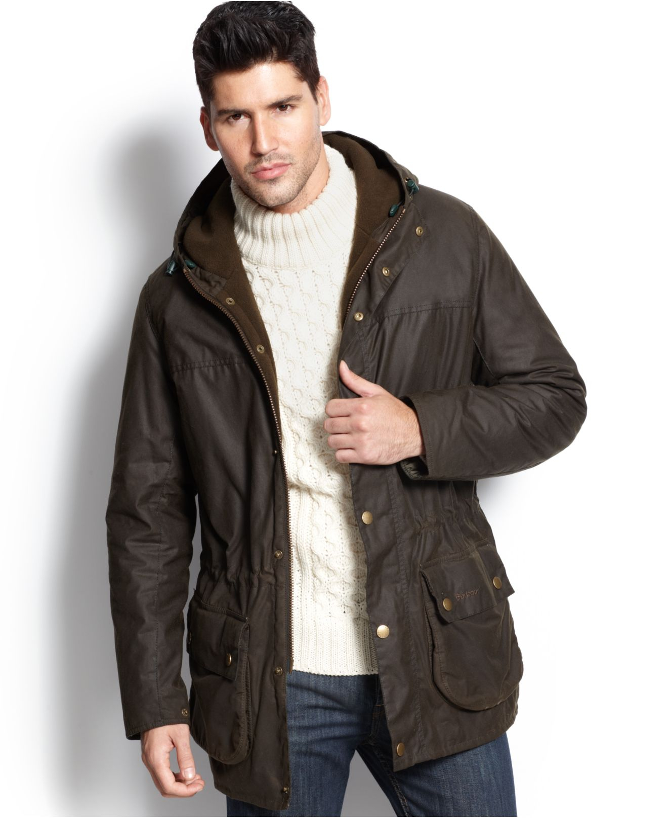 Lyst - Barbour Winter Durham Jacket in Green for Men