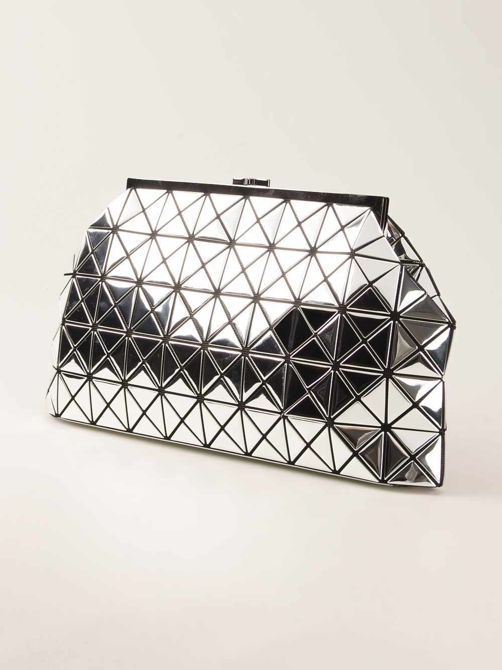 Lyst - Bao Bao Issey Miyake Geometric Panel Clutch Bag in Metallic