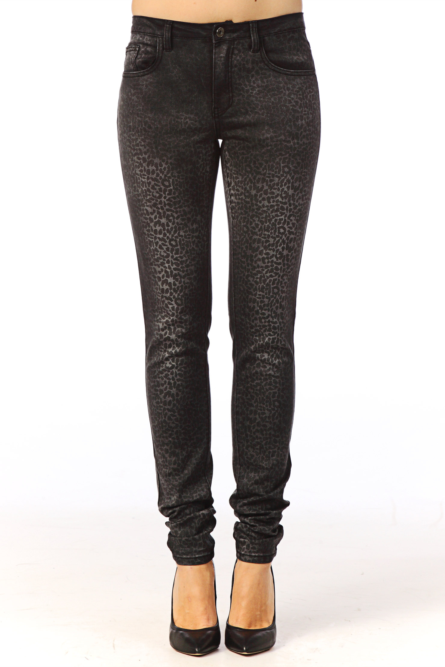 Vila Jeggings in Gray | Lyst