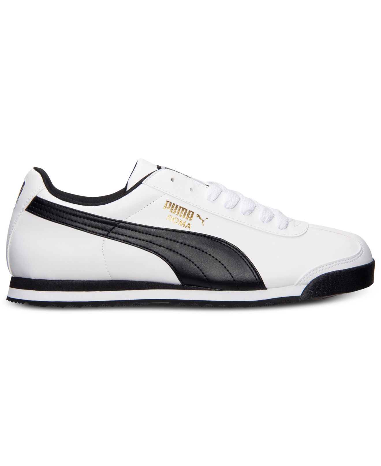 Lyst - Puma Men's Roma Basic Casual Sneakers From Finish Line in White ...
