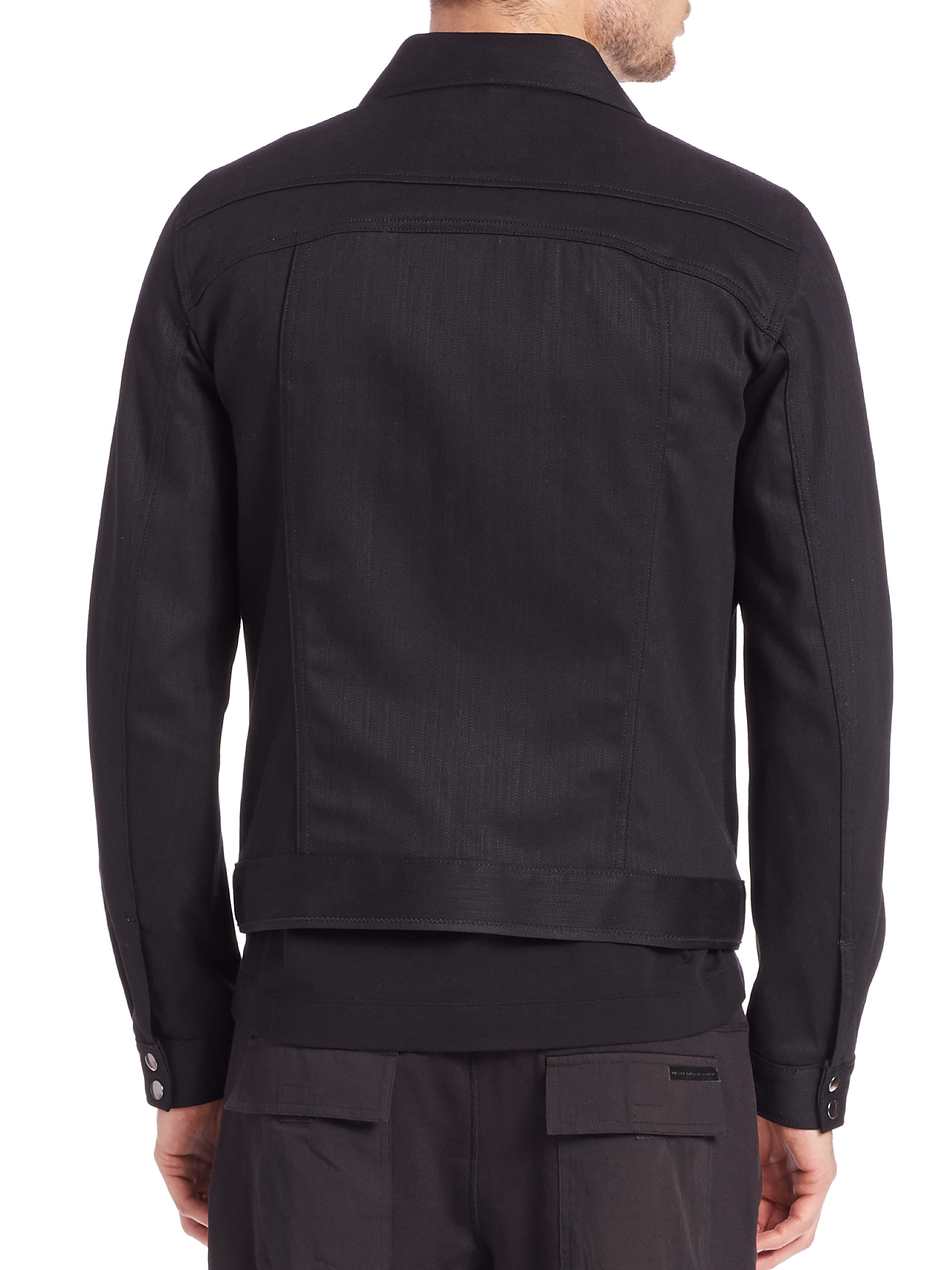 Lyst - Diesel Black Gold Neoprene Jacket in Black for Men