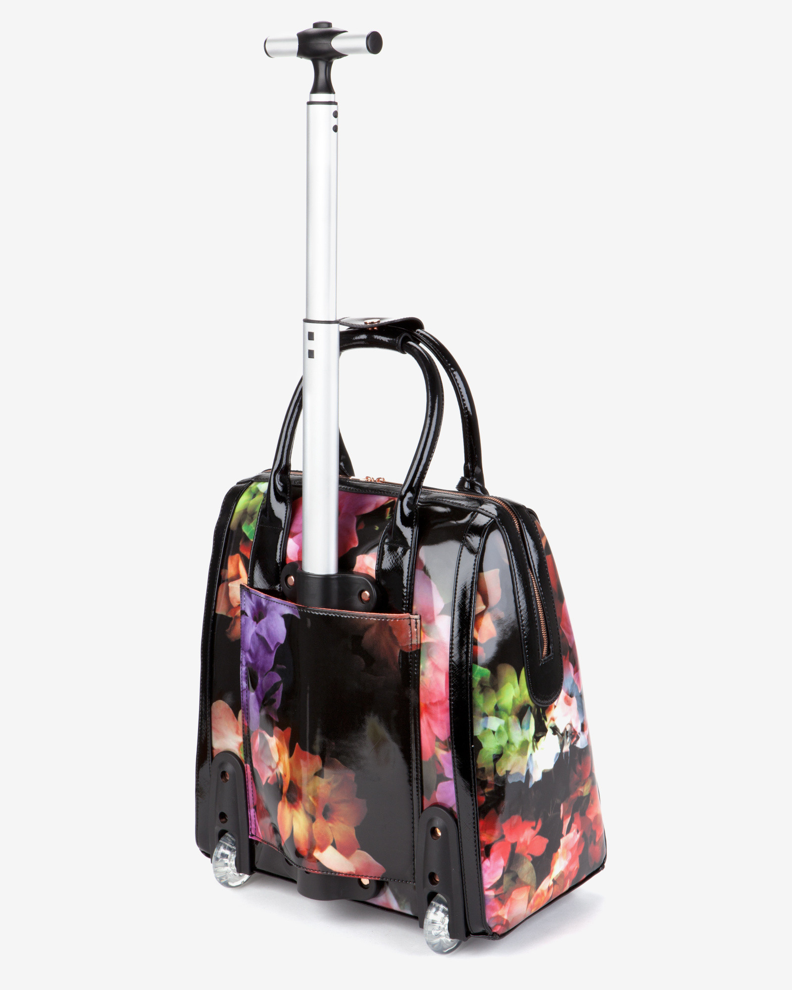 Ted baker Cascading Floral Travel Bag in Black | Lyst