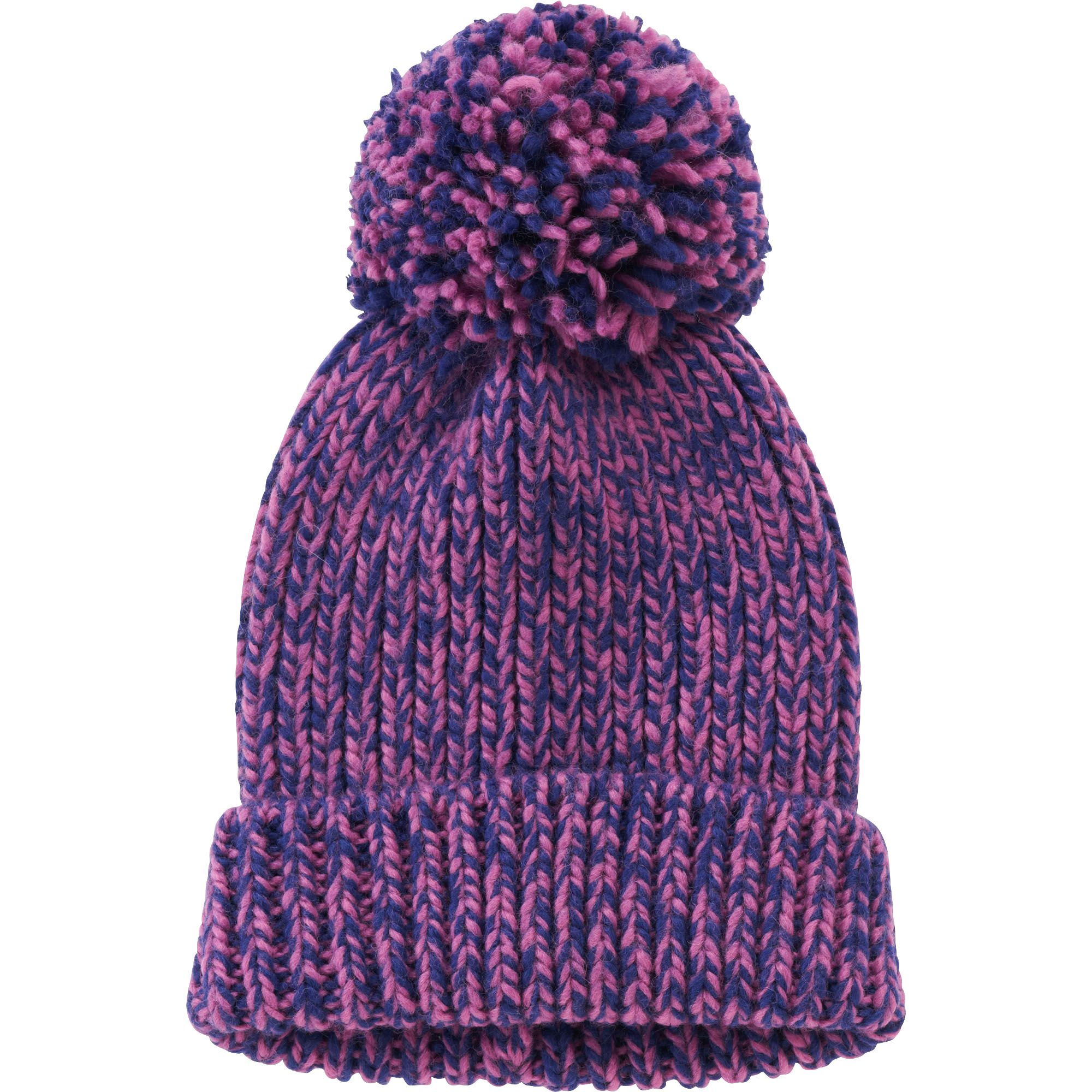 Uniqlo Women Big Pom Pom Beanie In Purple Lyst