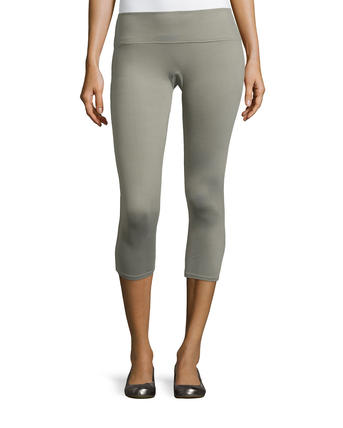 Download Spanx Structured Capri Leggings in Gray (GRAYED OUT) | Lyst