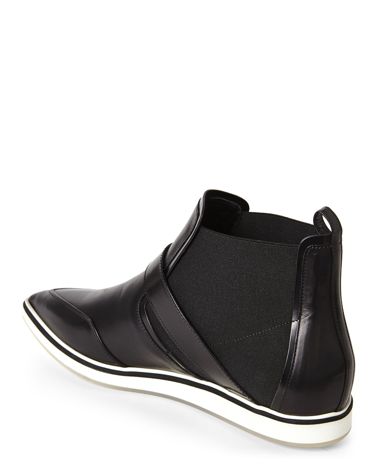 flat pointed shoes with ankle nicholas kirkwood pointed flat ankle boots in black lyst flat pointed shoes with ankle nicholas kirkwood pointed flat ankle boots in black lyst