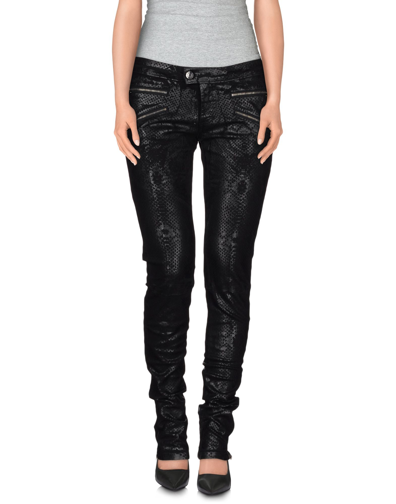 black denim pants women's