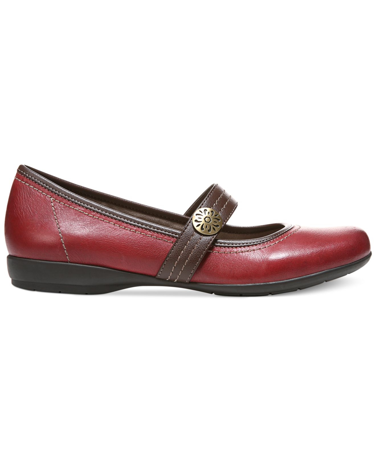 Lyst - Naturalizer Garrison Flats in Red