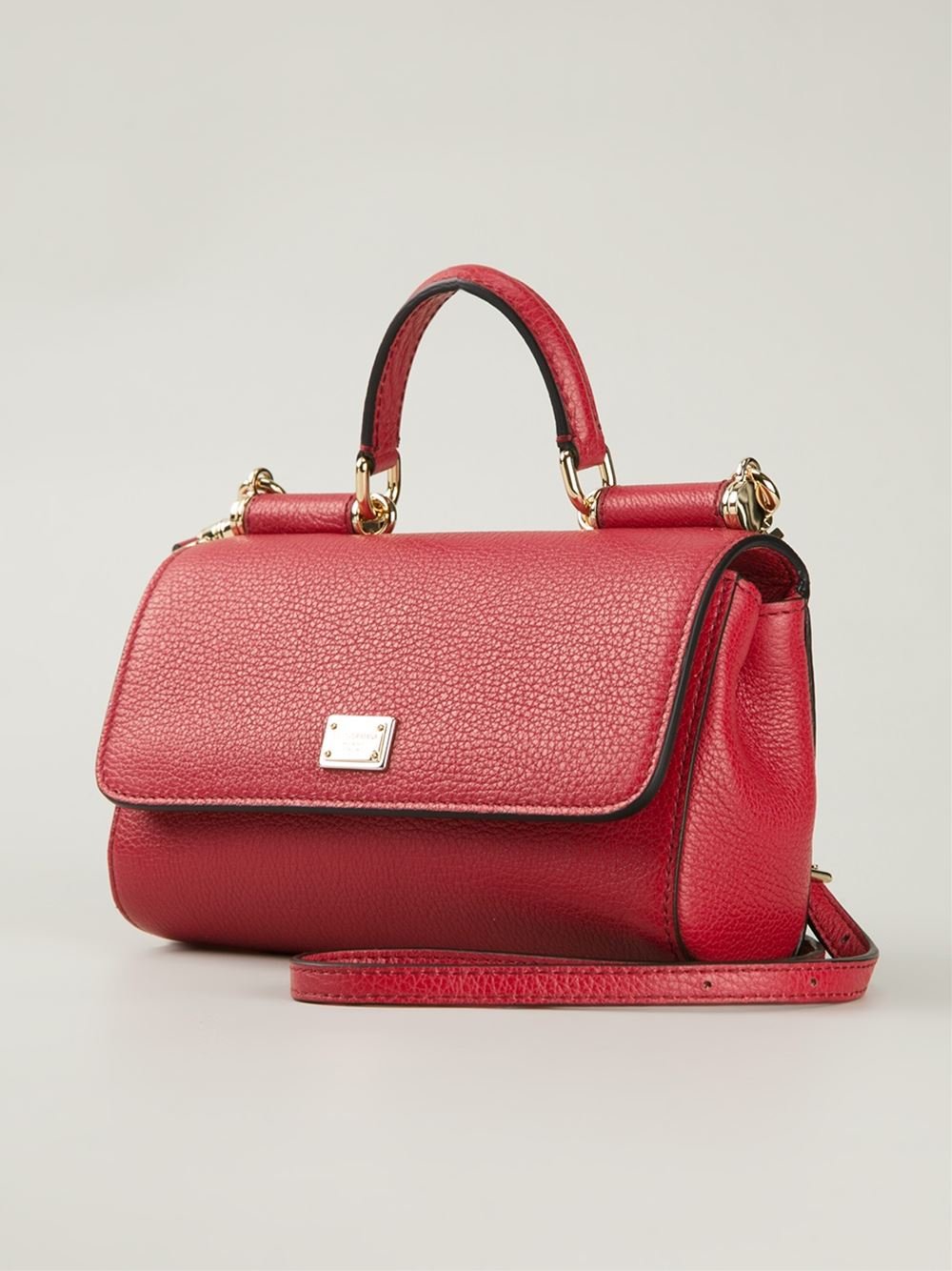 dolce gabbana sicily bag red