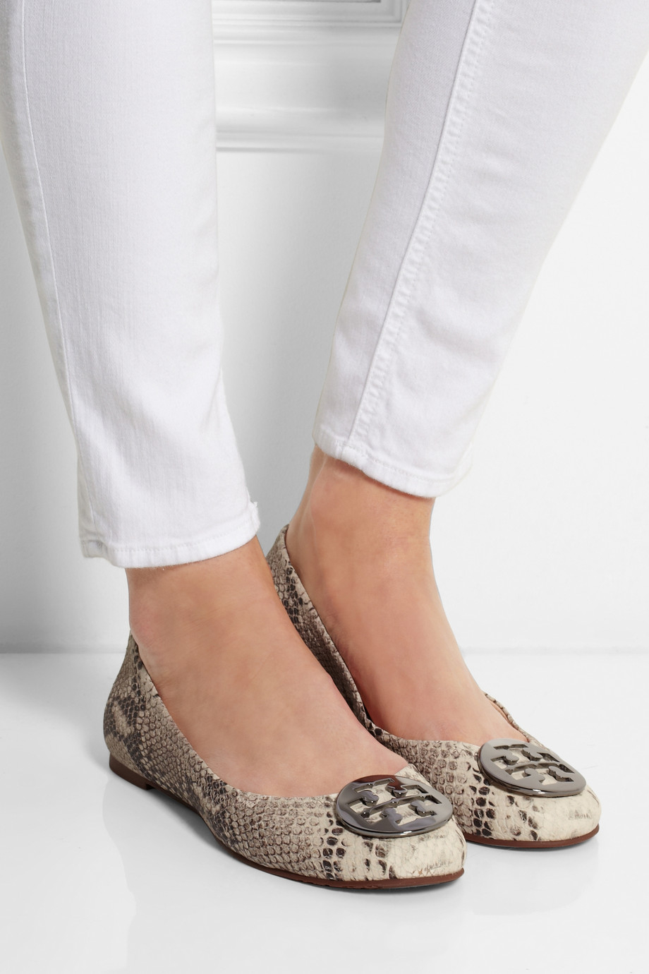 natural ballet flats
