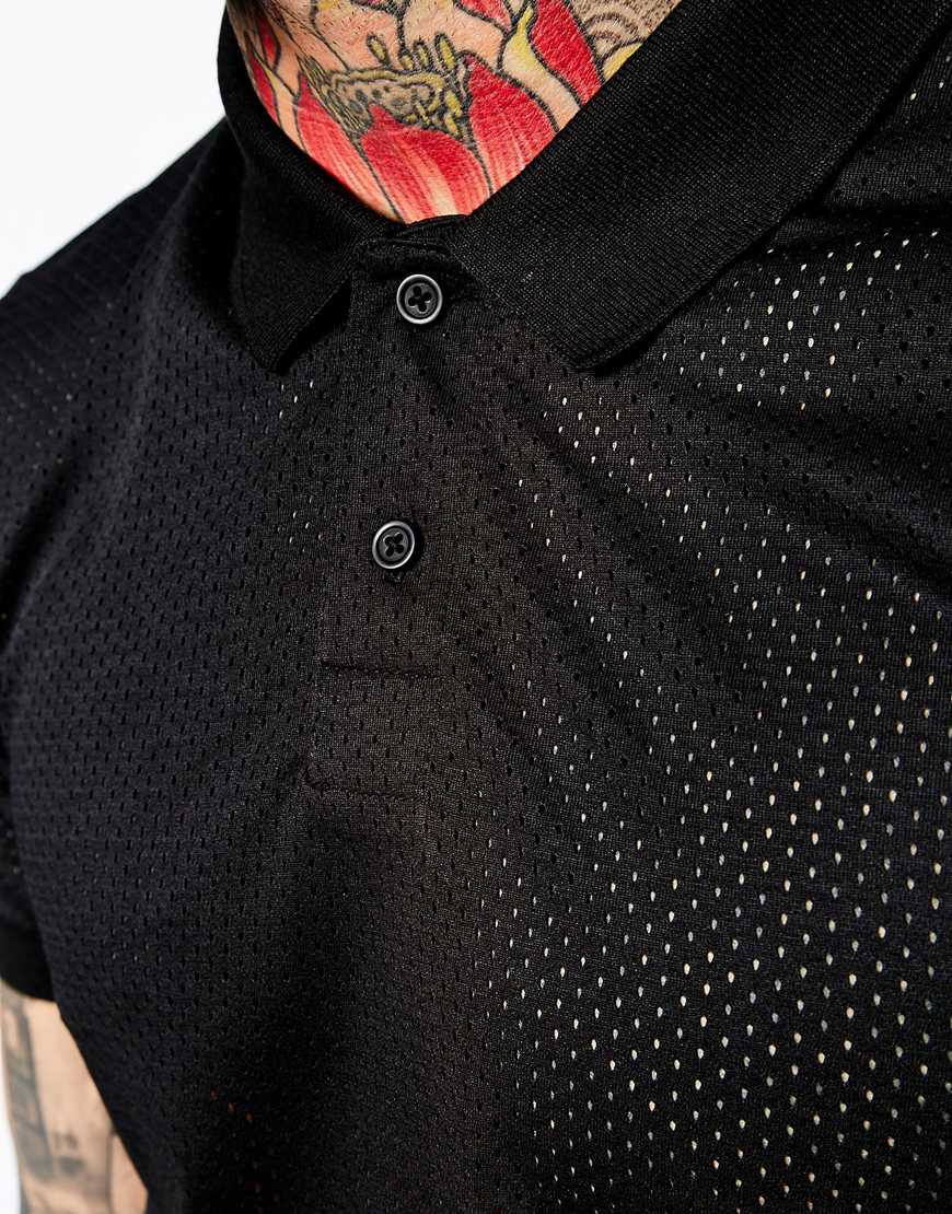 polo shirts mesh