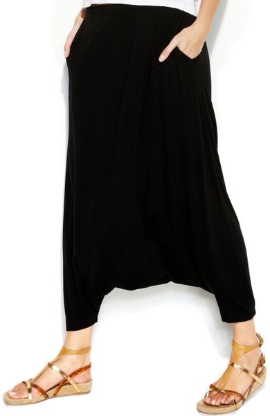 Eileen Fisher Harem Pants in Black | Lyst