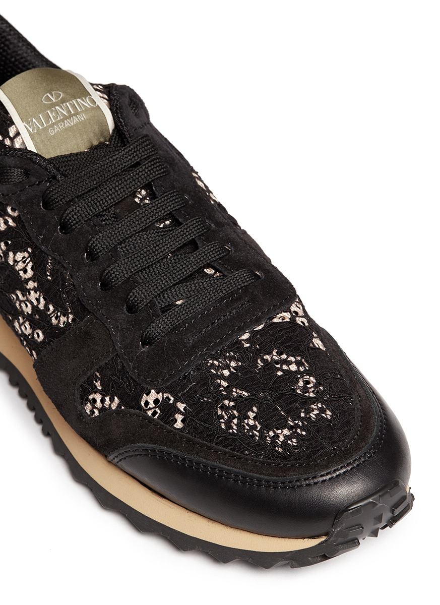 valentino black sneakers women's