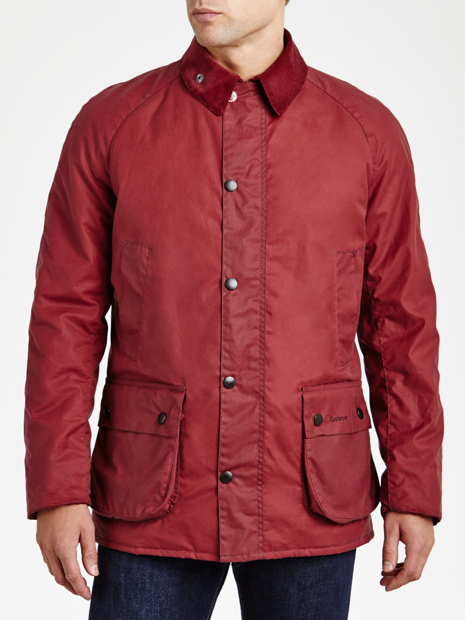 Barbour Ashby Waxed Jacket in Red for Men Lyst