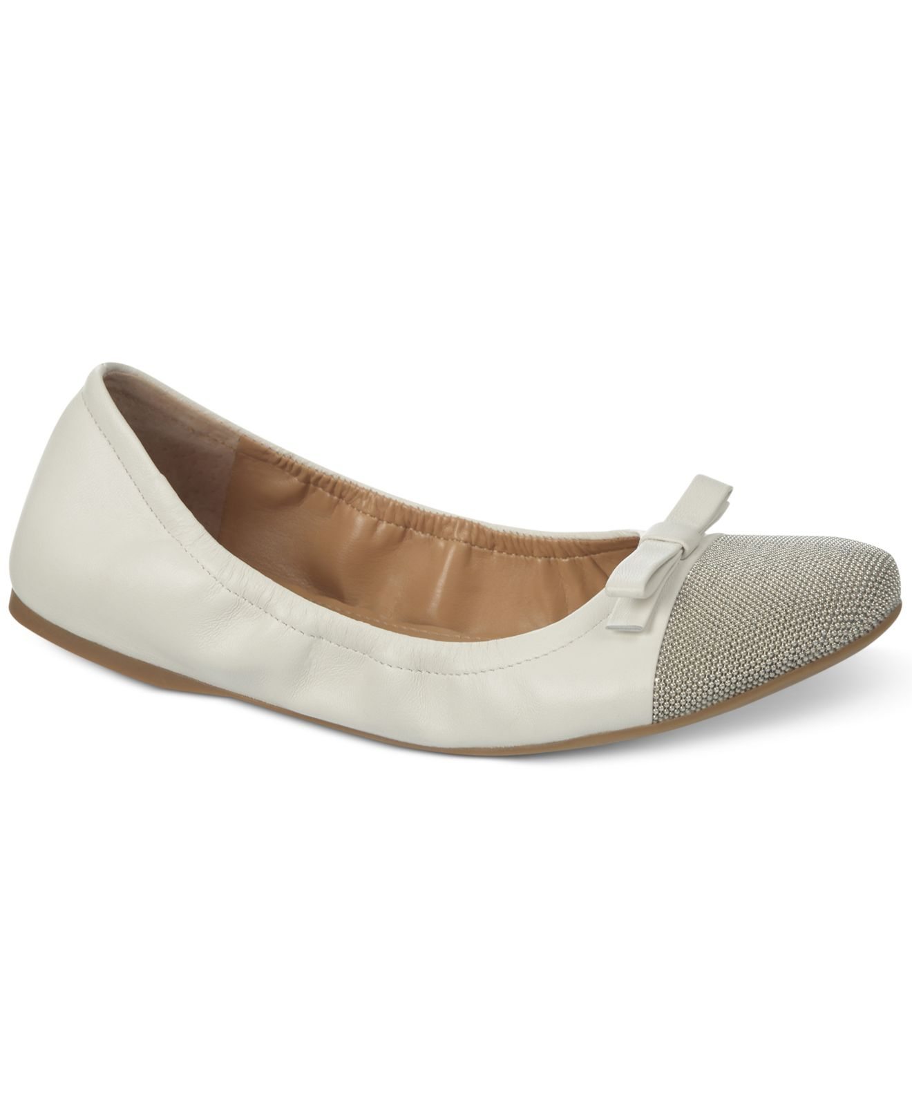 Franco sarto Centara2 Ballet Flats in White | Lyst