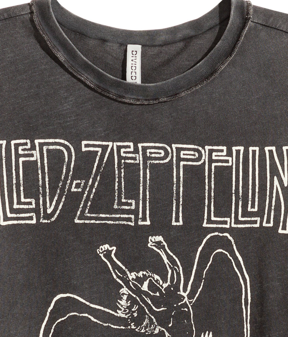 led zeppelin sweatshirt h&m