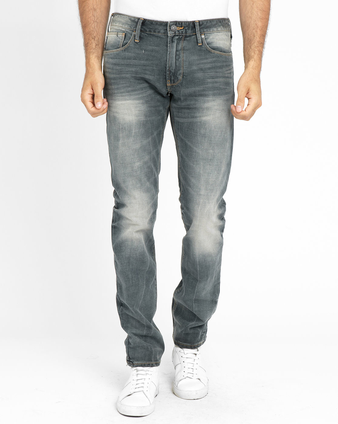 grey armani joggers