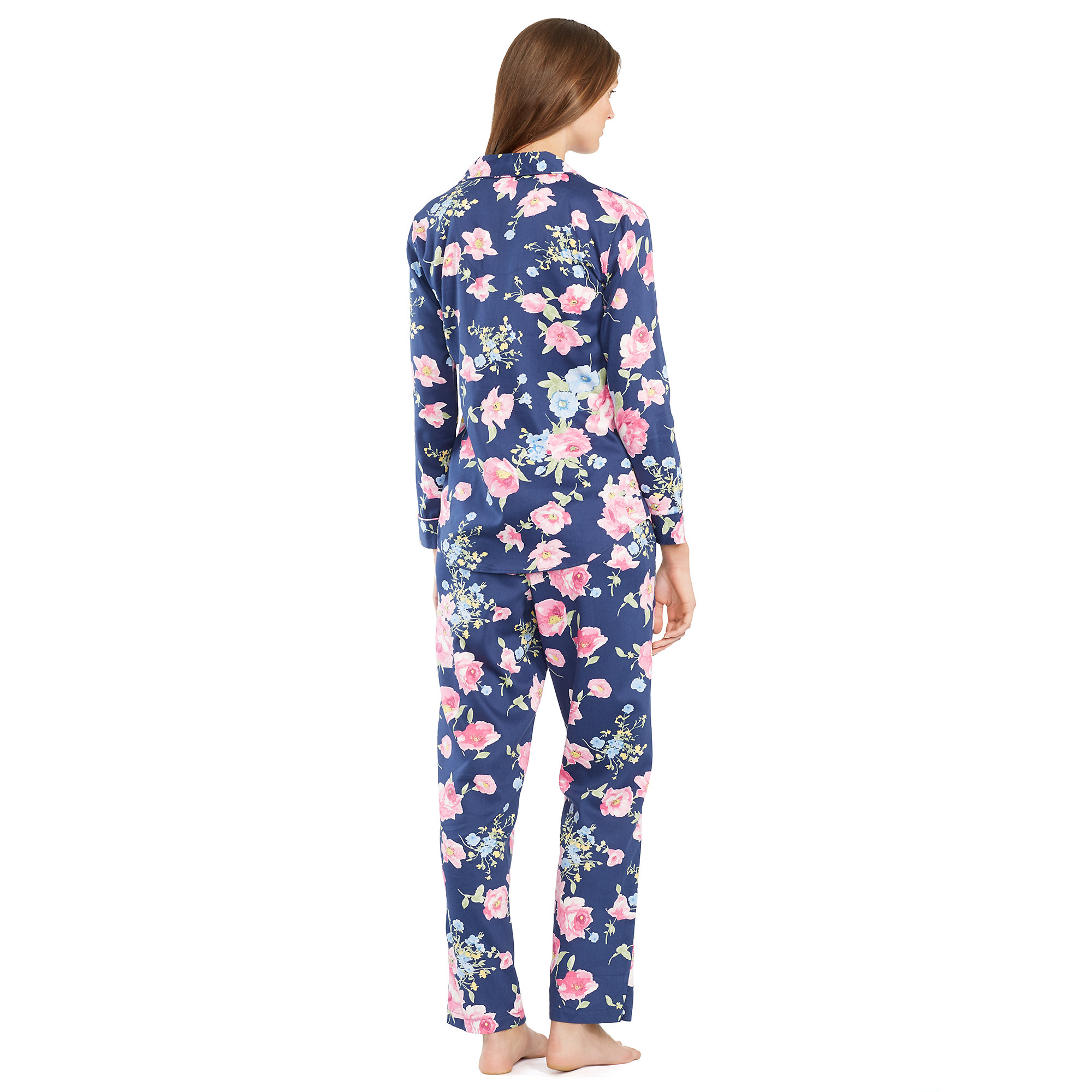 Ralph lauren Paisley Cotton Pajama Set in Floral (floral london navy ...