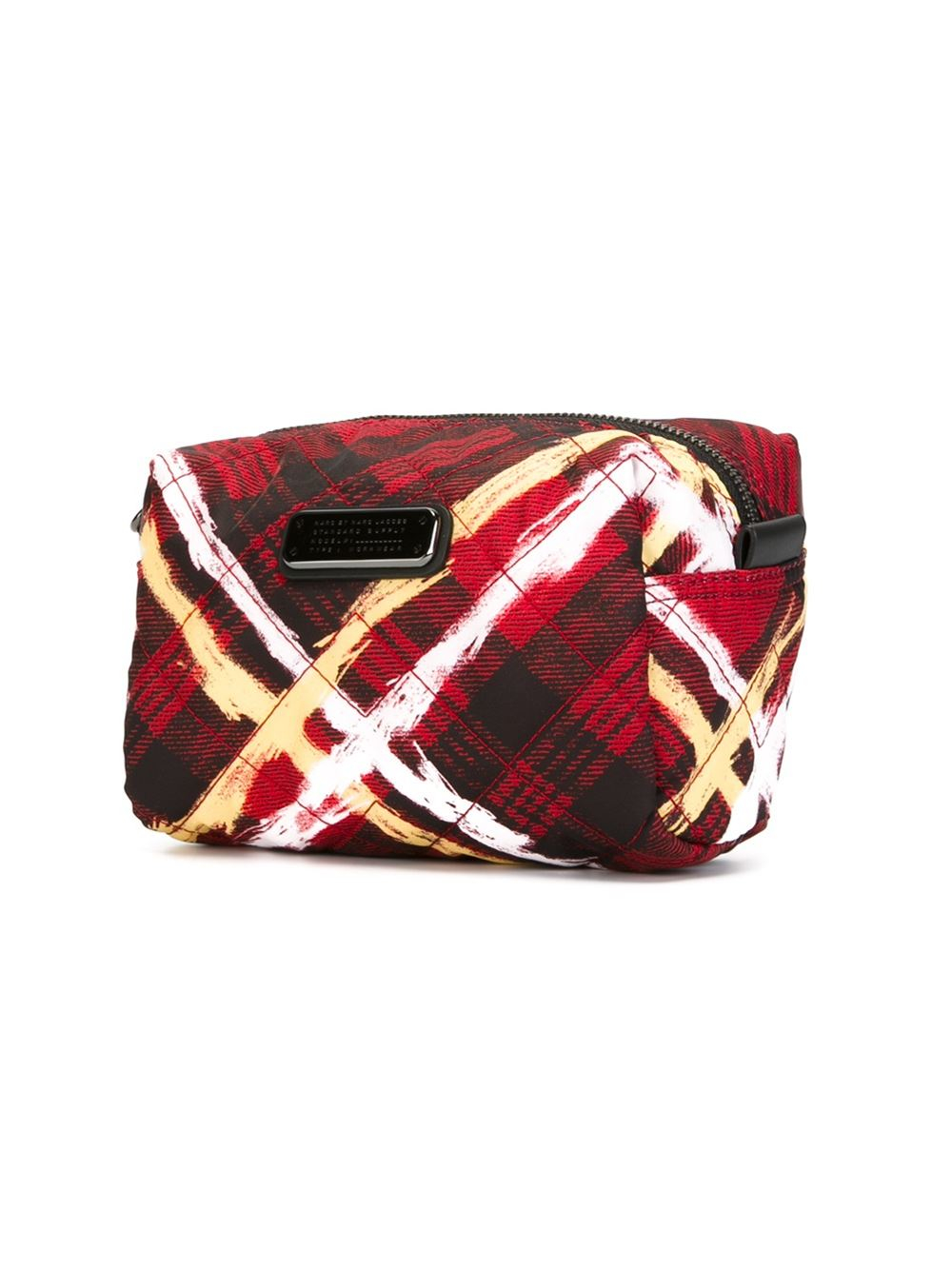 Lyst - Marc By Marc Jacobs Plaid Print Make-up Bag in Red