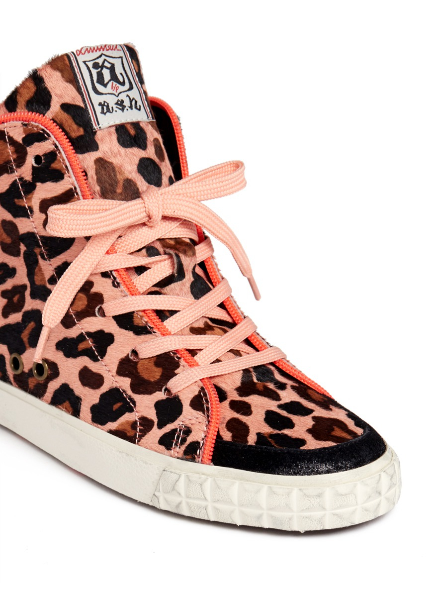 ash leopard sneakers