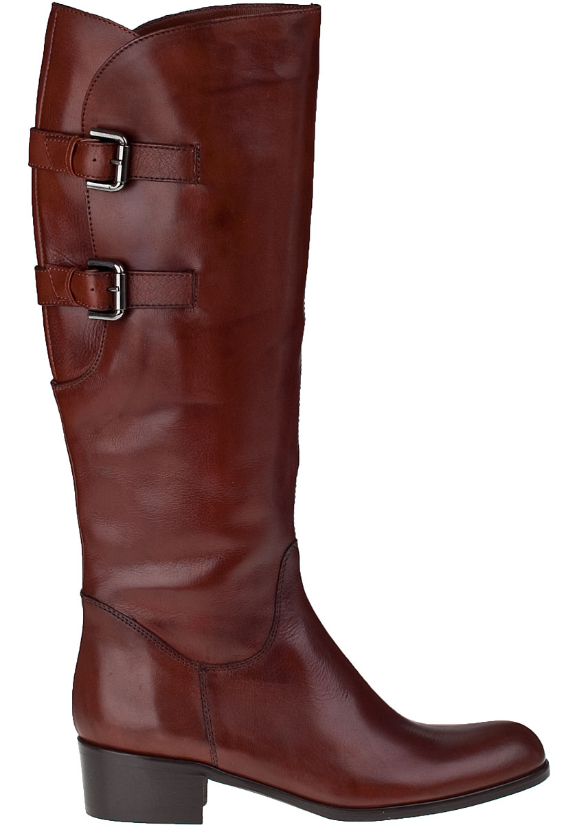 Sesto meucci Boomer Leather Riding Boot in Brown | Lyst