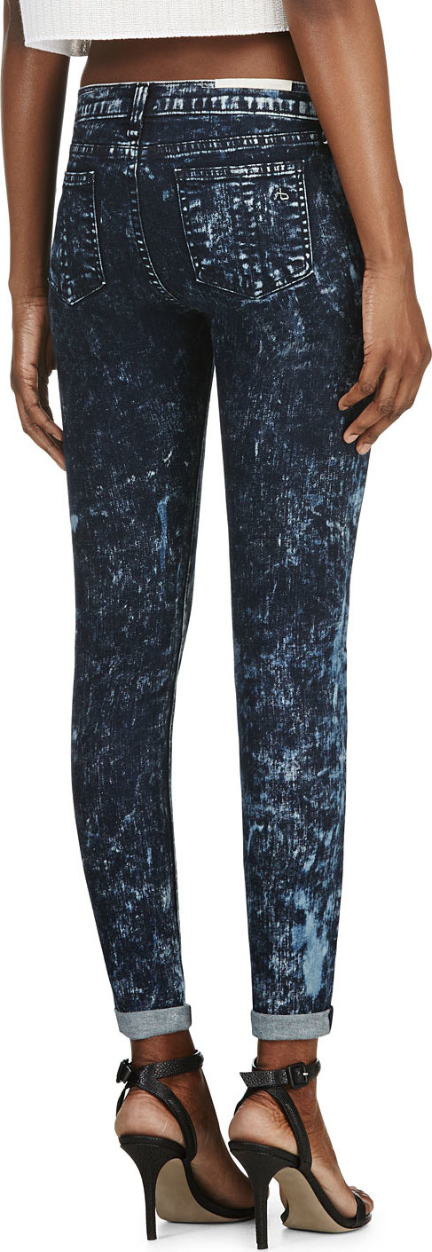 indigo skinny jeans