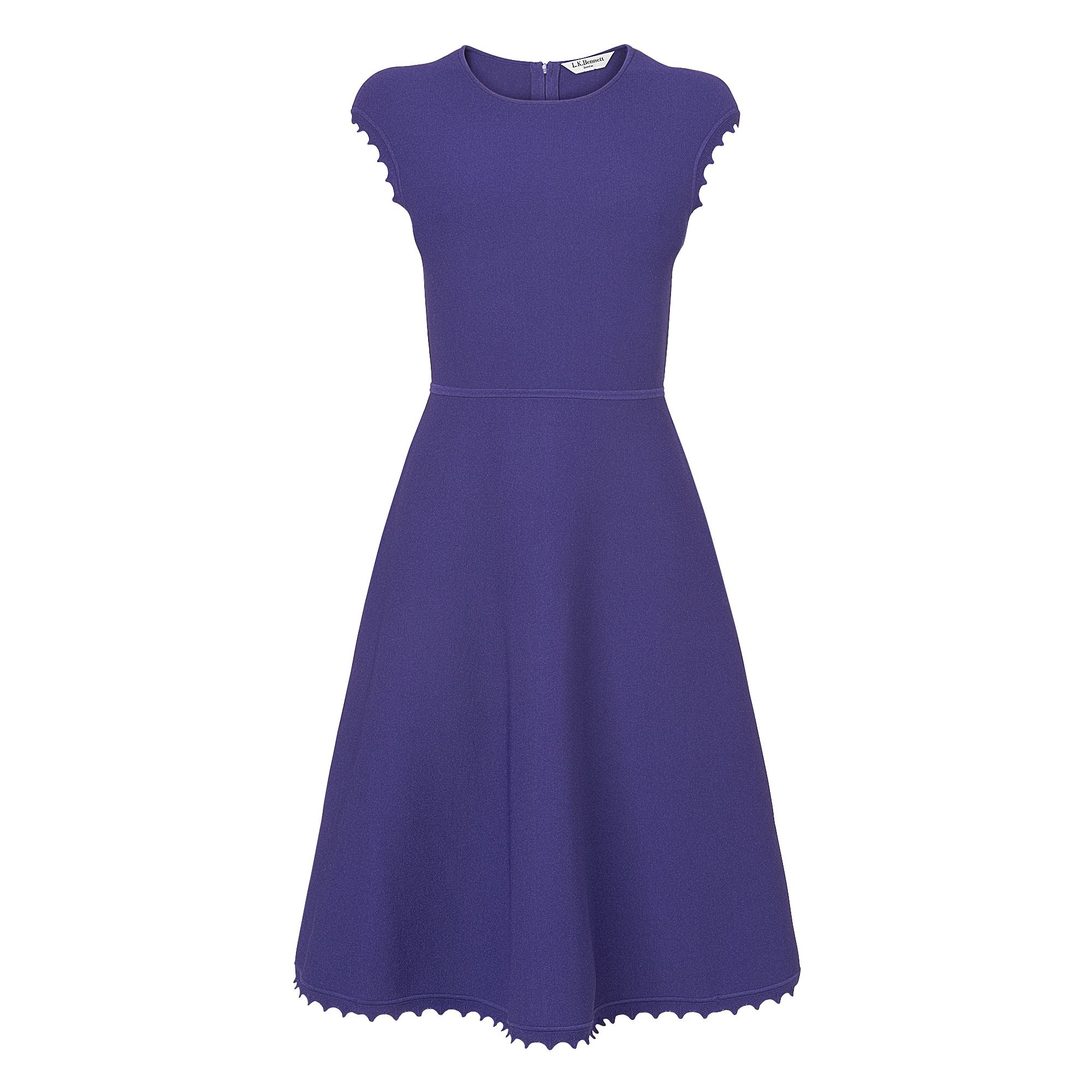 L.k.bennett Winston Knitted Dress in Blue | Lyst
