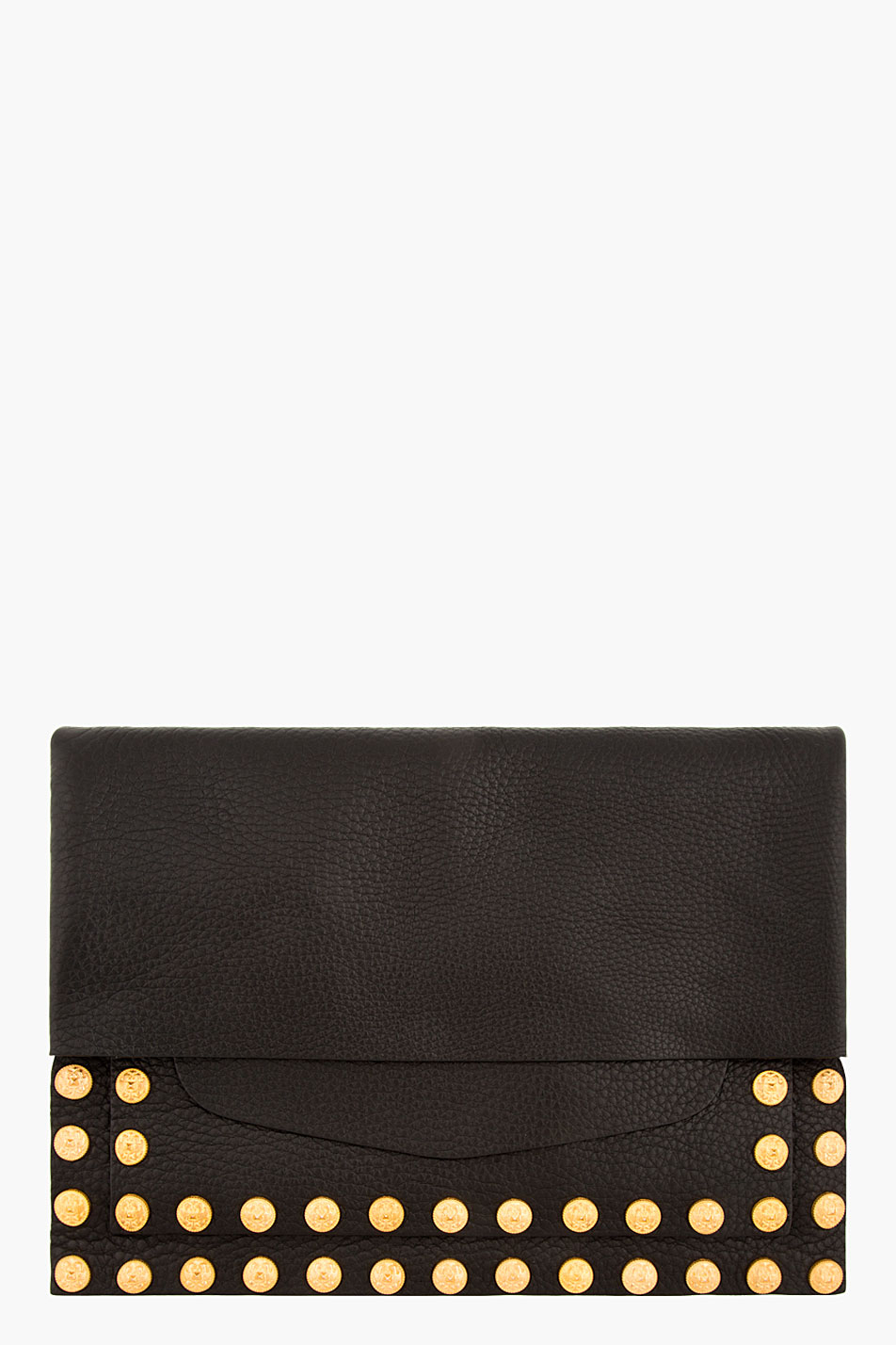 black metallic clutch