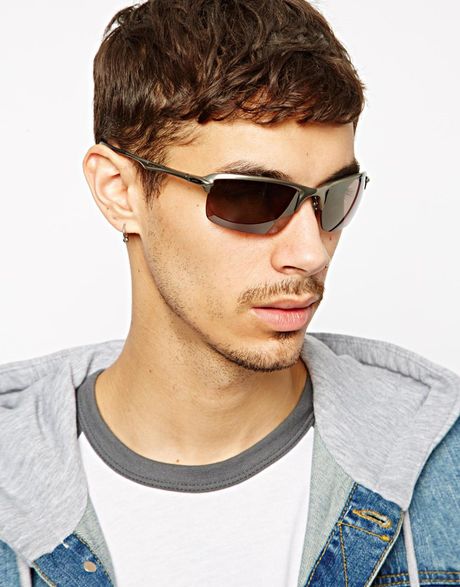 Oakley Wiretap Polarized Sunglasses in Gray for Men (Cementblkiridium ...