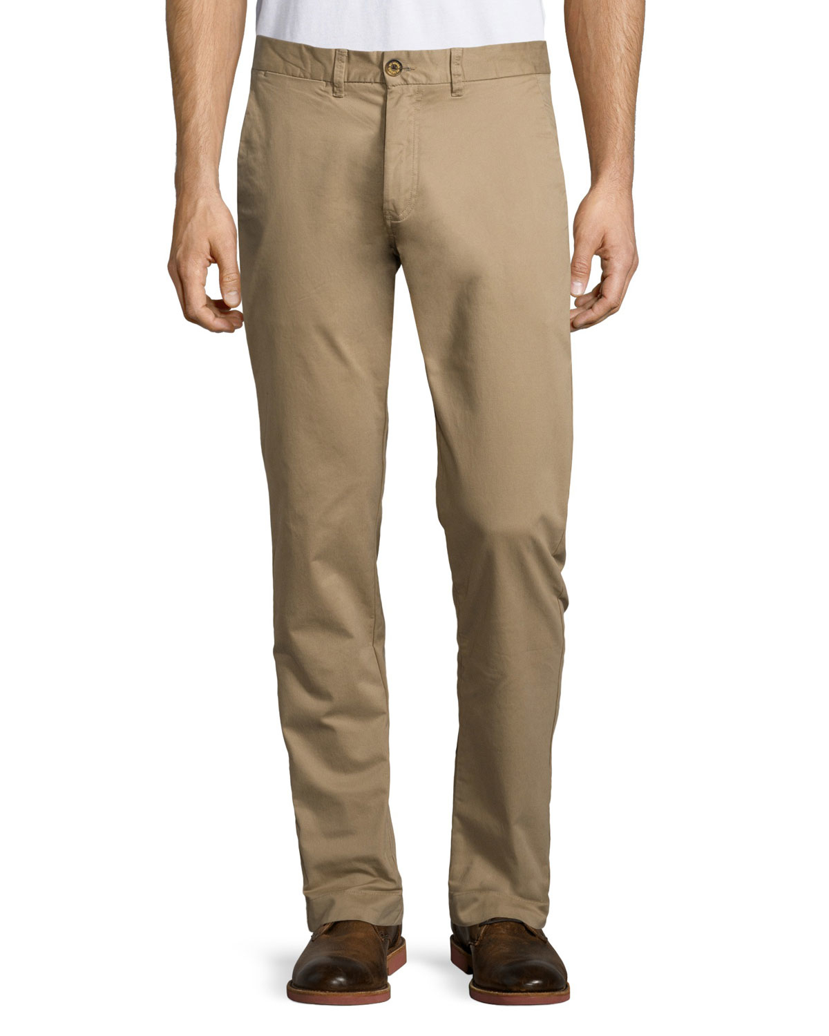 Lyst Jachs Bowie Softfit Stretchtwill Pants in Natural for Men