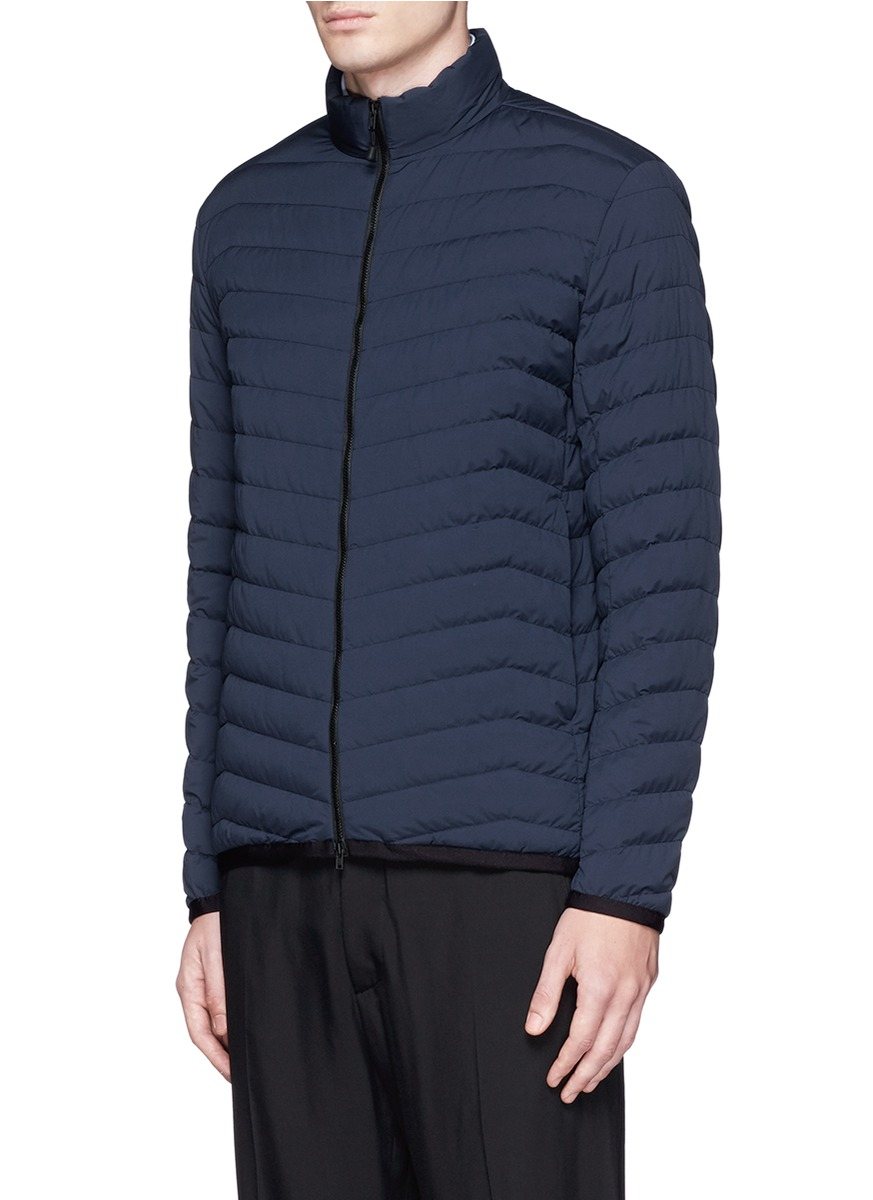 Theory 'collet' Down Puffer Jacket in Blue for Men - Lyst