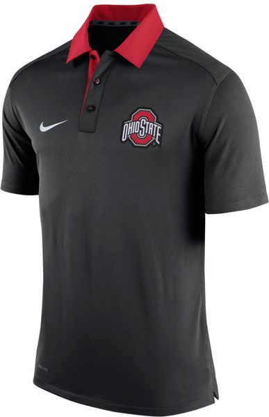 Nike | Black Men's Ohio State Buckeyes Elite Coaches Polo for Men | Lyst