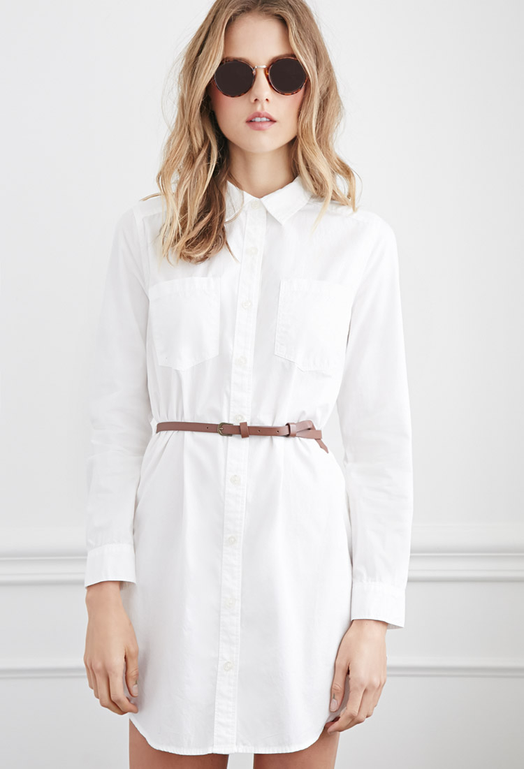 Forever 21 Belted Classic Shirt  Dress  You ve Been Added To 