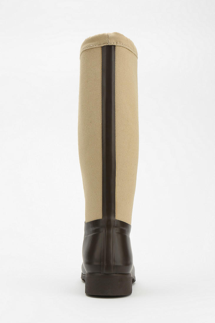 canvas hunter boots